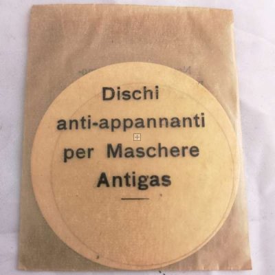 ITALIA BUSTINA DISCHI ANTI APPANNANTI PER MASCHERE ANTIGAS ORIGI ITALIA BUSTINA DISCHI ANTI APPANNANTI PER MASCHERE ANTIGAS ORIGI