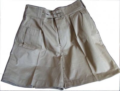 GB PANTALONI CORTI KHAKI DRILL RIPRODUZIONE GB PANTALONI CORTI KHAKI DRILL RIPRODUZIONE